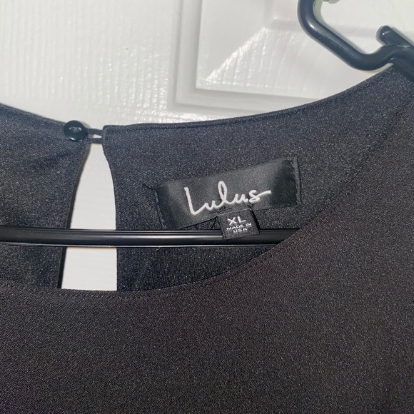 Brand New LuLu’s Black Mini Dress - XLARGE - Picture 2 of 4